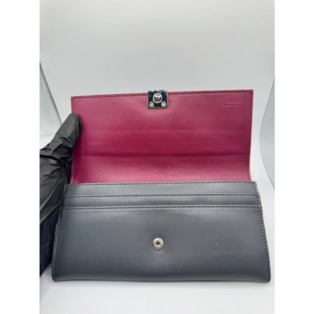 FENDI pink and grey wallet - Picture 10 of 11
